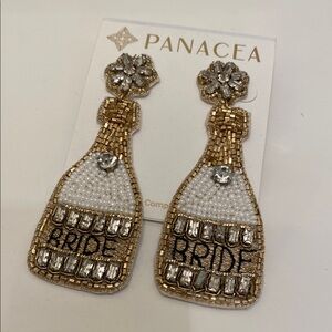 Bride to be earrings